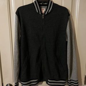 Missio Supply Co. Grey Lightweight Bomber Jacket